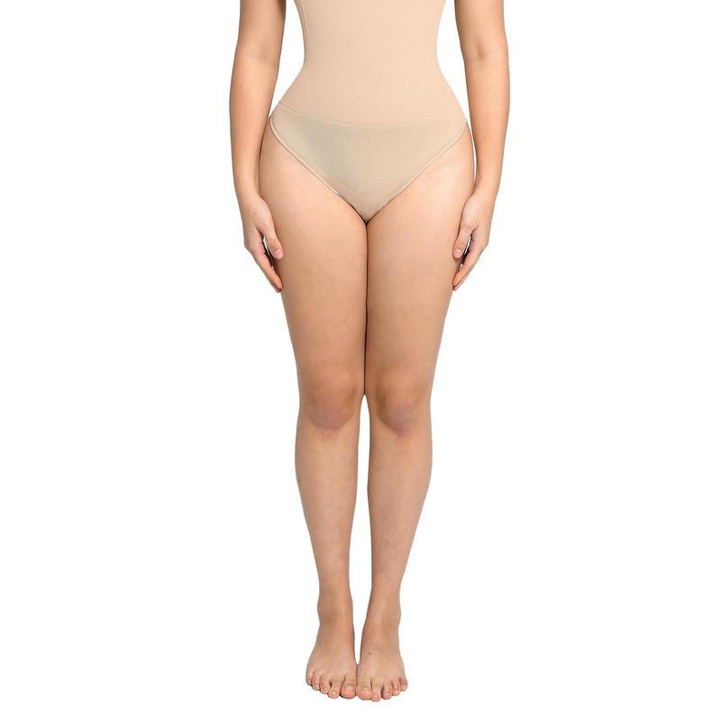 FeelinGirl Tummy Control Shapewear High Waisted Thong Shaper for Women Seamless Shaping Underwear Comfort Fabric Womenswear